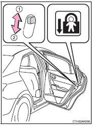Toyota Corolla Owners Manual Rear Door Child Protector Lock Doors Opening Closing And Locking The Doors Operation Of Each Component