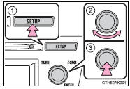 Using the audio control function