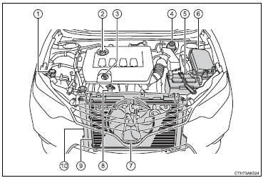 1 Washer fluid tank