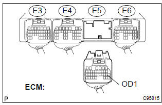 Toyota Corolla. Check harness and connector