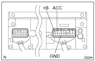 Toyota Corolla Repair Manual: No sound is heard from speaker in all