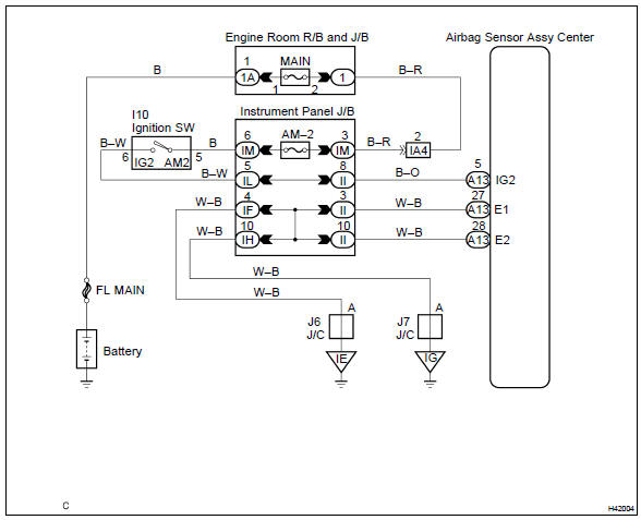 Toyota Corolla. Wiring diagram