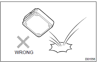 Toyota Corolla. Handling of electronic parts