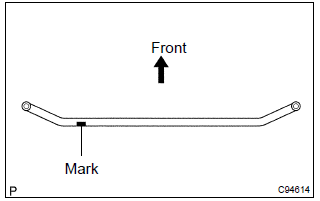 Toyota Corolla. Install stabilizer bar rear