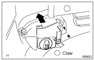 Toyota Corolla. Remove fog lamp assy lh
