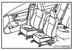 ●The surface of the seats with the side airbag is scratched, cracked, or otherwise