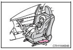 ■When installing a child restraint system
