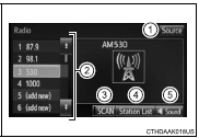 Selecting a station