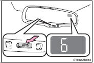 3 Press the switch and referring to the map above, select the number of the zone