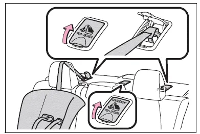 Toyota Corolla E210. Child restraint systems