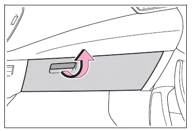 Toyota Corolla E210. Using the storage features