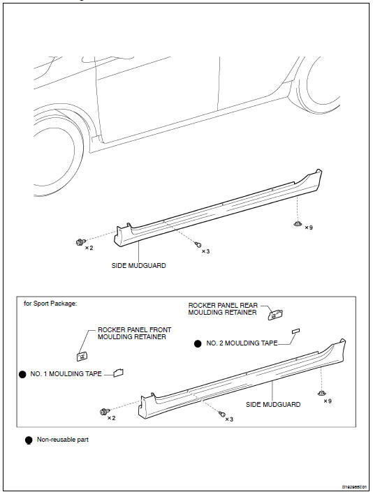 Side mudguard