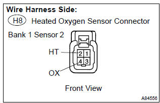 Toyota Corolla. Check harness and connector