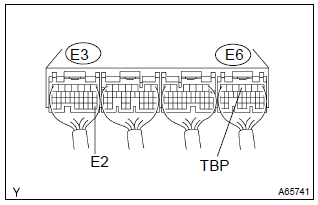 Toyota Corolla. Inspect vsv for pressure switching valve