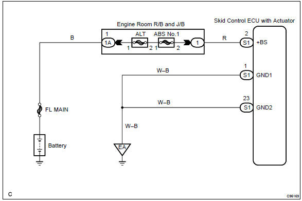 Toyota Corolla. Circuit description