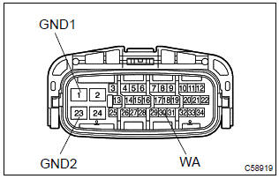 Toyota Corolla. Go to combination meter system