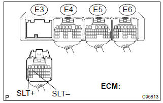 Toyota Corolla. Check harness and connector