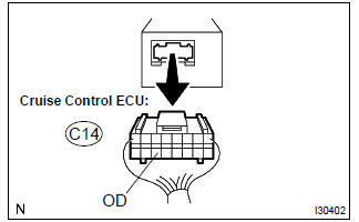 Toyota Corolla. Inspect terminal voltage