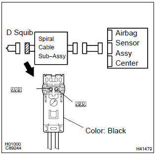 Toyota Corolla. Check spiral cable sub–assy