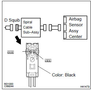 Toyota Corolla. Check spiral cable sub–assy