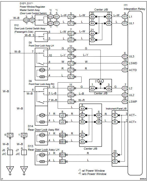 Toyota Corolla. Wiring diagram