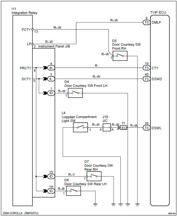 Toyota Corolla. Wiring diagram