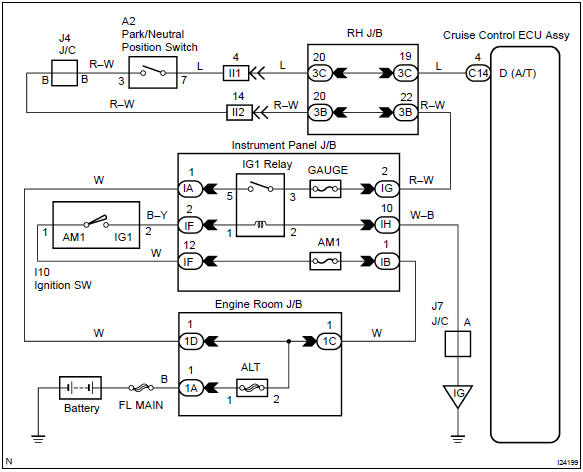 Toyota Corolla. Wiring diagram