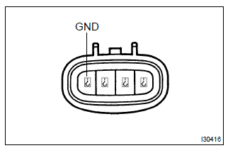 Toyota Corolla. Check harness and connector