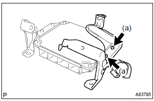 Toyota Corolla. Remove ecm bracket no.2 