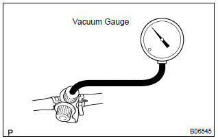 Toyota Corolla. Inspect evap system line