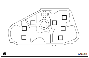 Toyota Corolla. Remove fuel tank cushion no.1