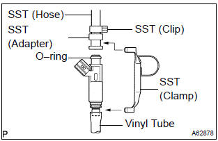 Toyota Corolla. Fuel injector assy