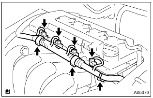 Toyota Corolla.  Disconnect engine wire