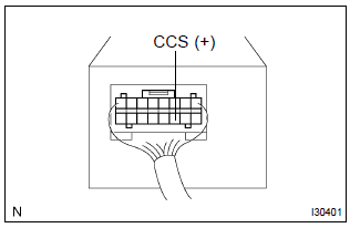 Toyota Corolla. Inspect terminal voltage