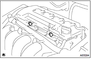 Toyota Corolla. Remove fuel delivery pipe sub–assy