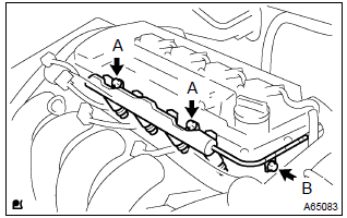 Toyota Corolla. Install fuel delivery pipe sub–assy