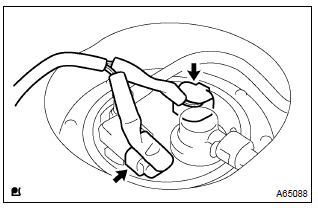 Toyota Corolla. Remove rear floor service hole cover