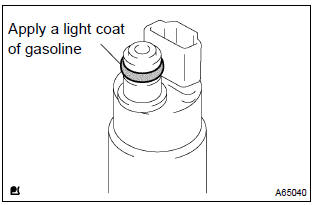 Toyota Corolla.  Install fuel pump