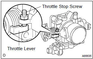 Toyota Corolla. Throttle body assy