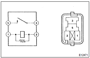 Toyota Corolla. Ecu relay