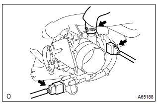 Toyota Corolla. Remove throttle body assy