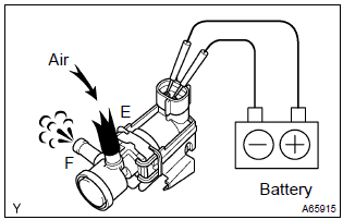 Toyota Corolla. Vacuum switching valve no.1