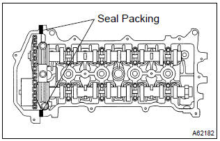 Toyota Corolla. Install cylinder head cover sub–assy