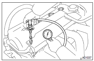 Toyota Corolla. Inspect compression