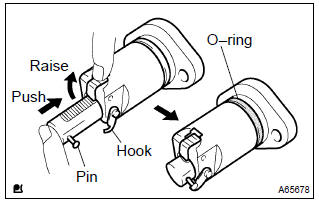 Toyota Corolla. Install chain tensioner assy no.1