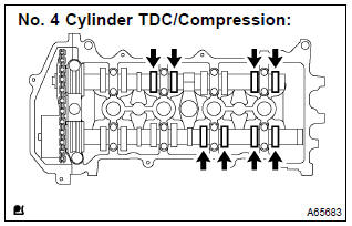Toyota Corolla. Inspect valve clearance