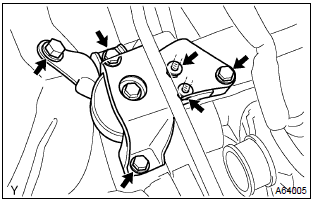 Toyota Corolla.  Install engine mounting insulator sub–assy rh