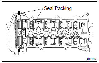 Toyota Corolla. Install cylinder head cover sub–assy