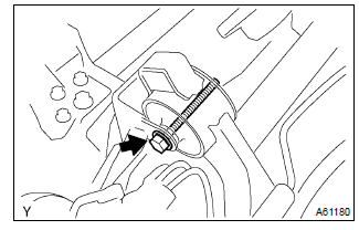 Toyota Corolla.  Install front suspension crossmember w/center member