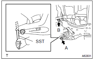 Toyota Corolla. Install engine assembly with transaxle